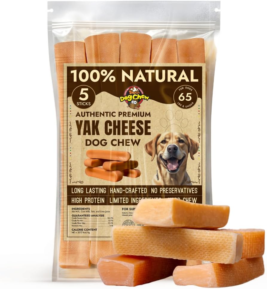 Tibetan Dog Chew Yak Cheese Sticks 